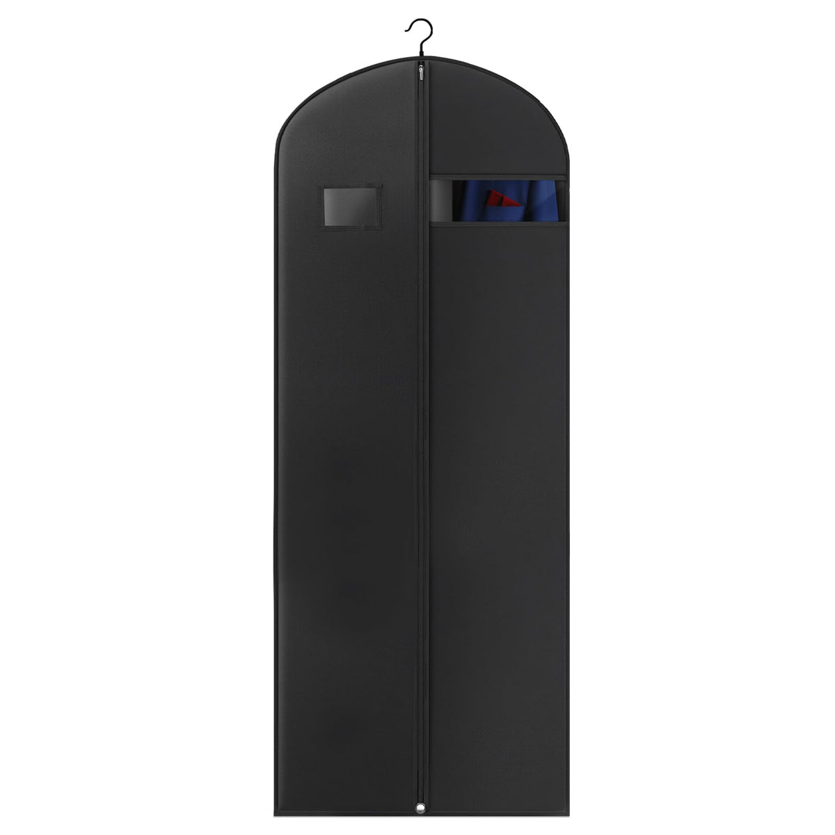 Hleelomi 2 Pack 40-in Garment Bag for Hanging Clothes Suit Bag Black