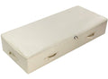 39.4" Bedroom Underbed Storage Boxes with Lid for Wedding Dress,Black Gray