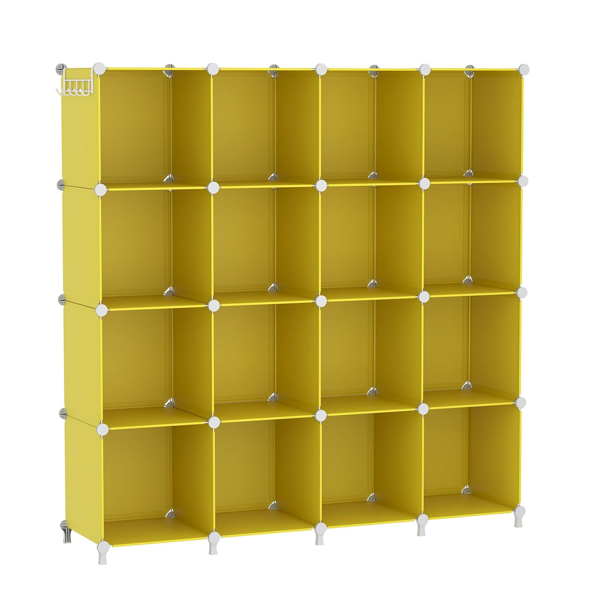 AWTATOS Cube Storage Organizer, 16 Cube Closet Organizer, White