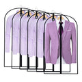 Garment Bags for Hanging Clothes 24" x 40"Coat Covers for Closet Foldable Washable Dress Bags for Hanging Clothes for Long Dress Dance Costumes Suits Gowns Coats