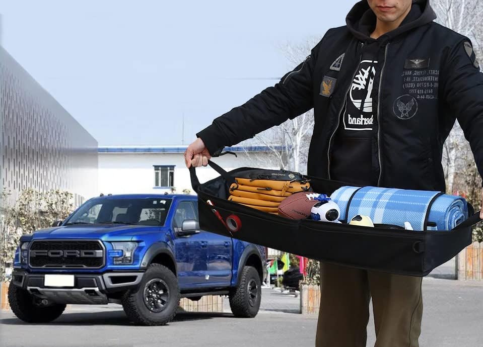 GEEDAR Under Seat Storage Truck Tool Box Organizer for Truck Underseat Storage Ford F150 F250 F350 Chevy Silverado Accessories (3 compartment)