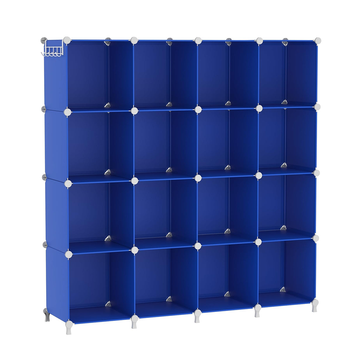 AWTATOS Cube Storage Organizer, 16 Cube Closet Organizer, White