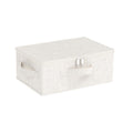 Underbed Storage Baskets with Lids,14.9x10.2x5.9in,Beige,2 Pack