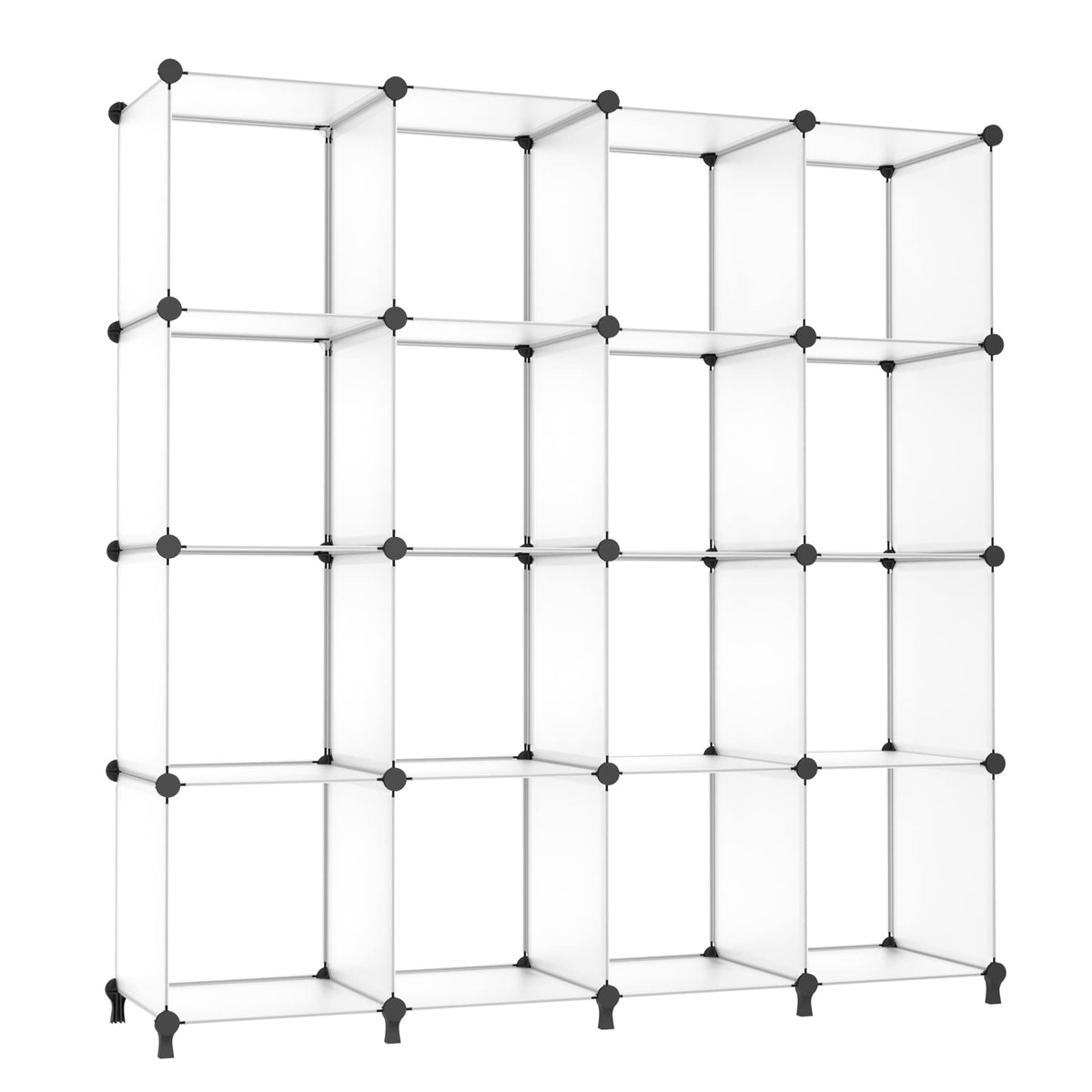 AWTATOS Cube Storage Organizer, 16 Cube Closet Organizer, White