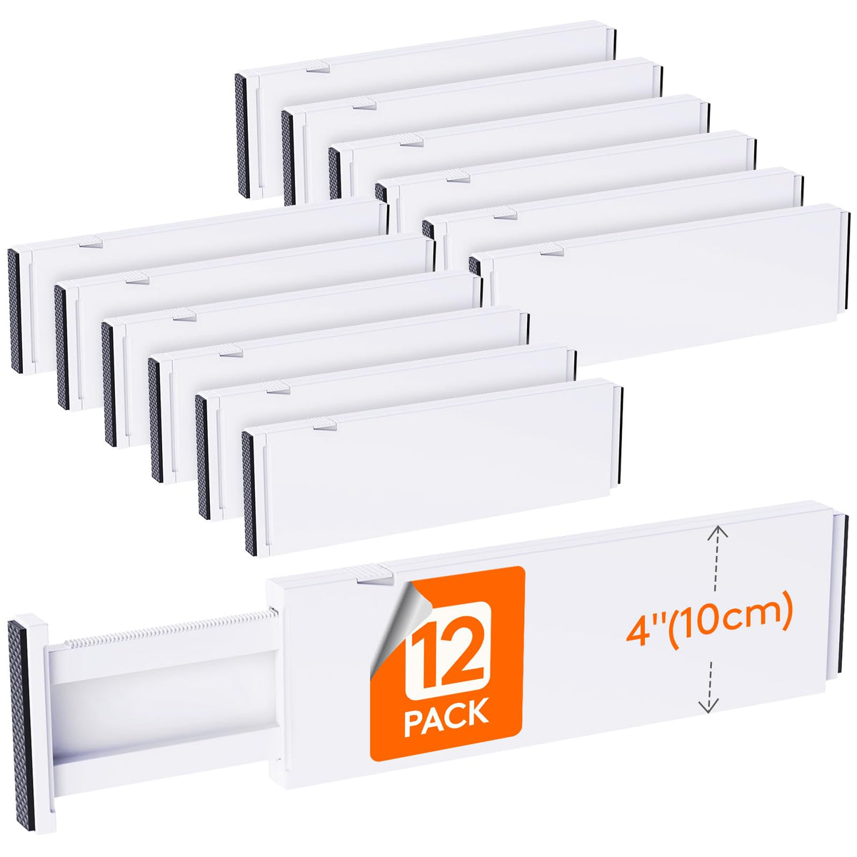 Lifewit 5" Tall Upgrade Drawer Dividers, Adjustable Deep Drawer Organizer