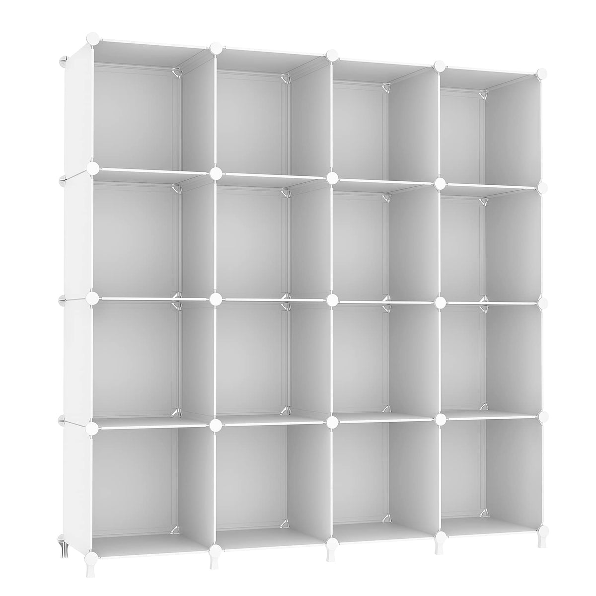 AWTATOS Cube Storage Organizer, 16 Cube Closet Organizer, White