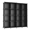 AWTATOS Cube Storage Organizer, 16 Cube Closet Organizer, White