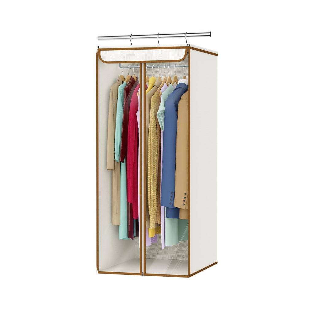 Univivi Garment Bags for Hanging Clothes, Cloth Bag 54 In, 1 PCS, Grey