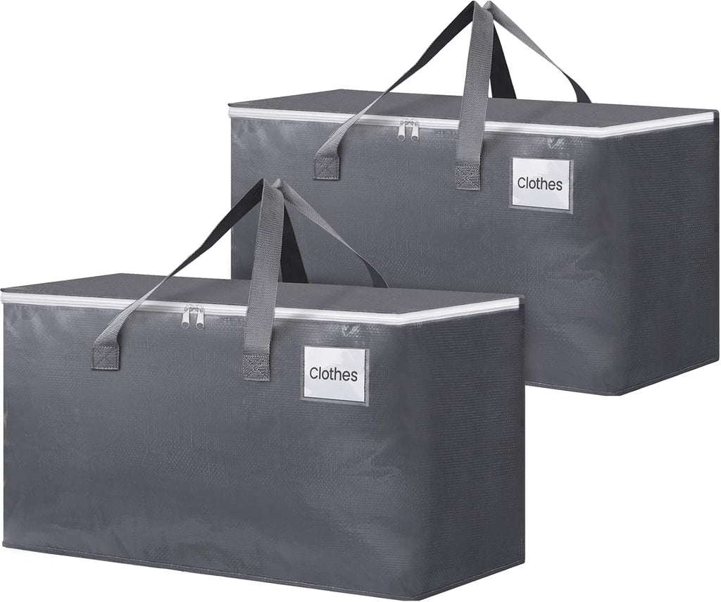 BlissTotes Large Moving Bags, Storage Bags, 93L-2 Pack