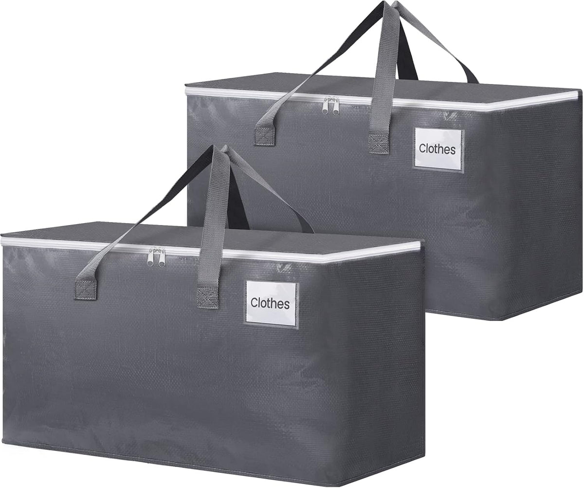BlissTotes Large Moving Bags, Storage Bags, 93L-2 Pack