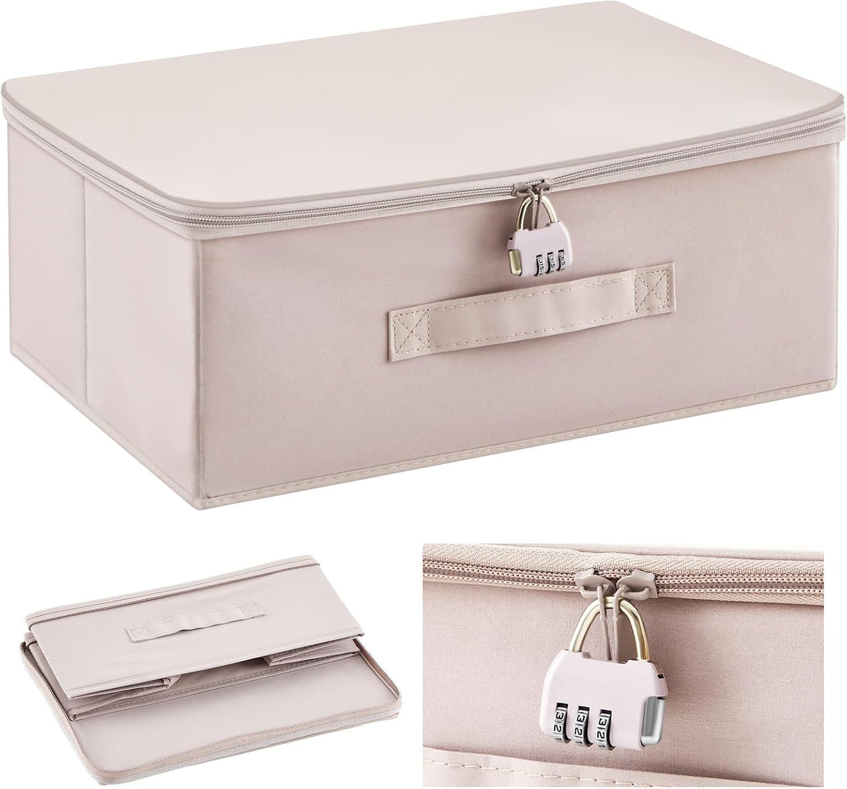 Briwooody Discreet Lockable Toy Bag,Light Purple,15 X 10 X 6.3 In