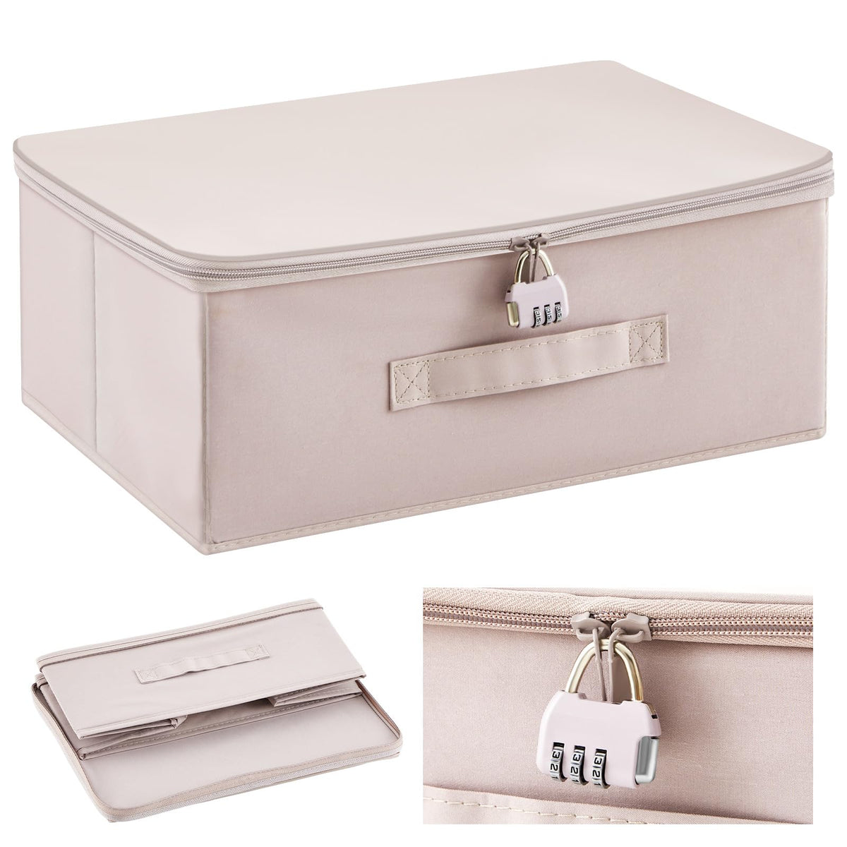 Briwooody Discreet Lockable Toy Bag,Light Purple,15 X 10 X 6.3 In