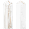 Simple Houseware 40-Inch Translucent Garment Bags with Zipper, 5 Pack