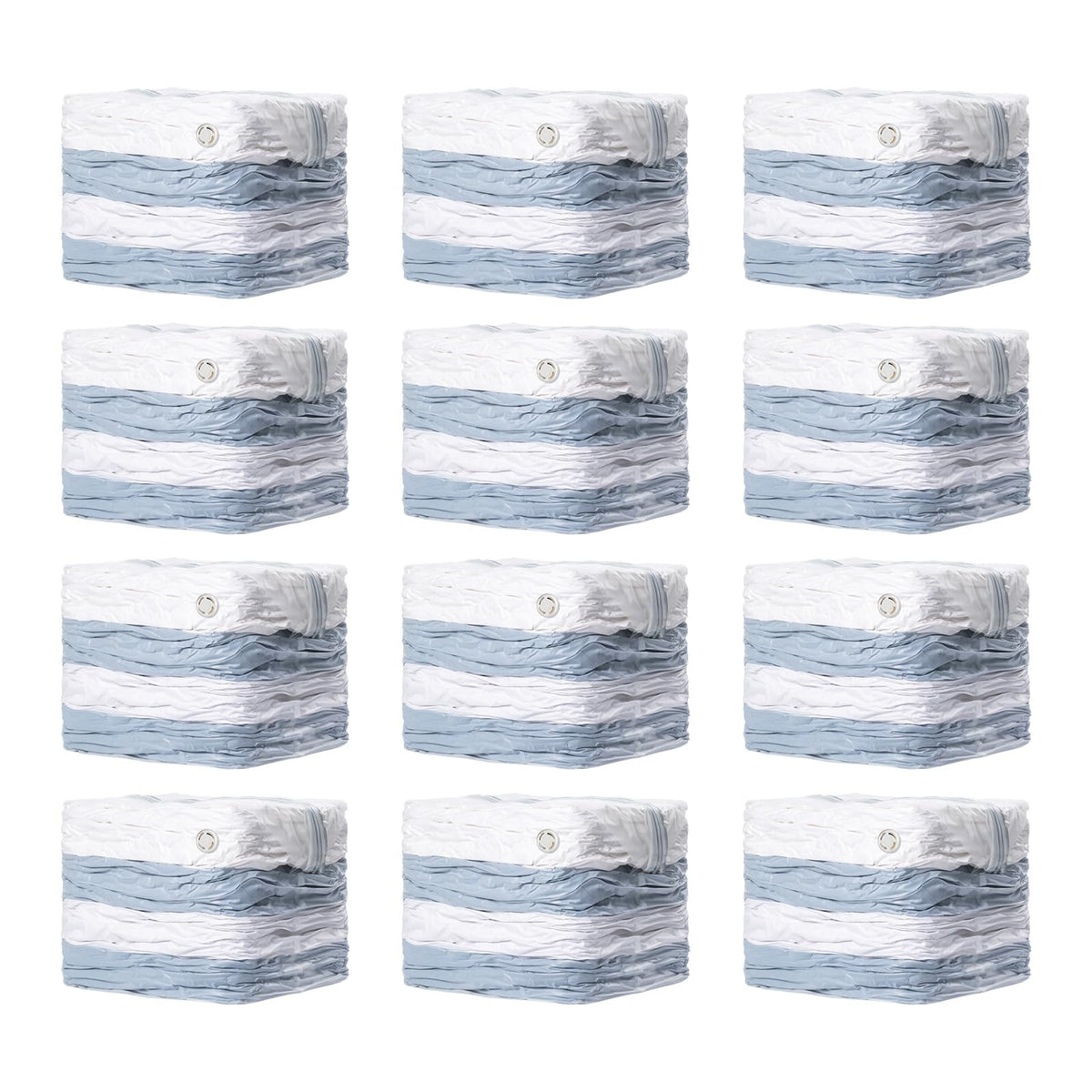 TAILI 8 Pack Vacuum Storage Bags, Jumbo Cube (31x40x15 Inch), Clear