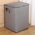 180L Large Storage Bag, Houndstooth Clothes Organizer, Zippered Storage Container with Handles for Clothing, Blankets, Bedding, Moving, Travel & Closet Organization