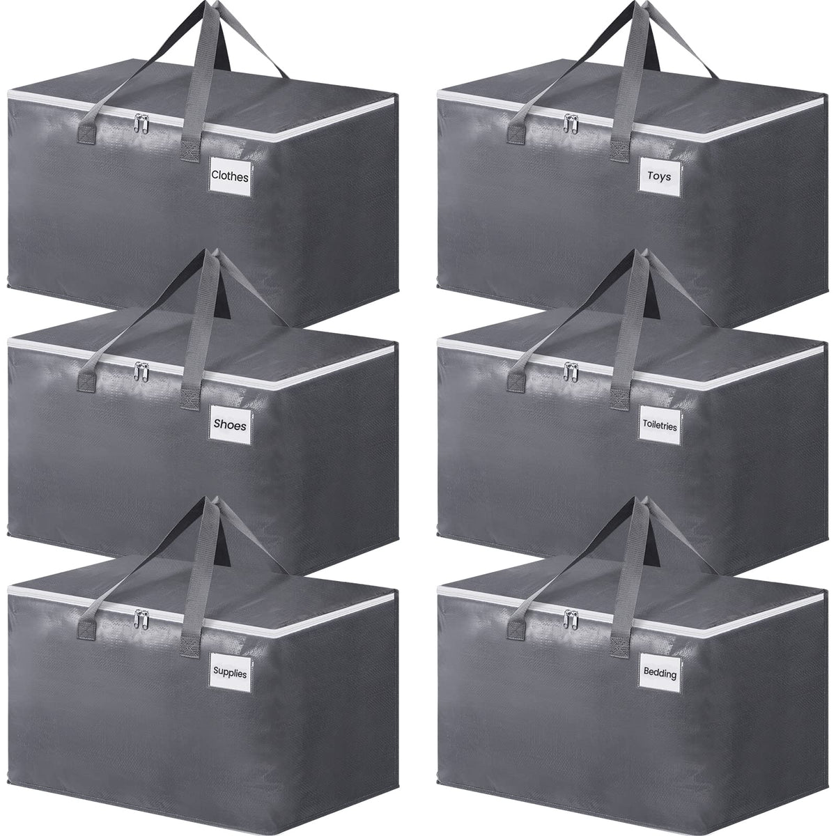 BlissTotes Large Moving Bags, Storage Bags, 93L-2 Pack