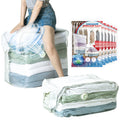 TAILI 8 Pack Vacuum Storage Bags, Jumbo Cube (31x40x15 Inch), Clear