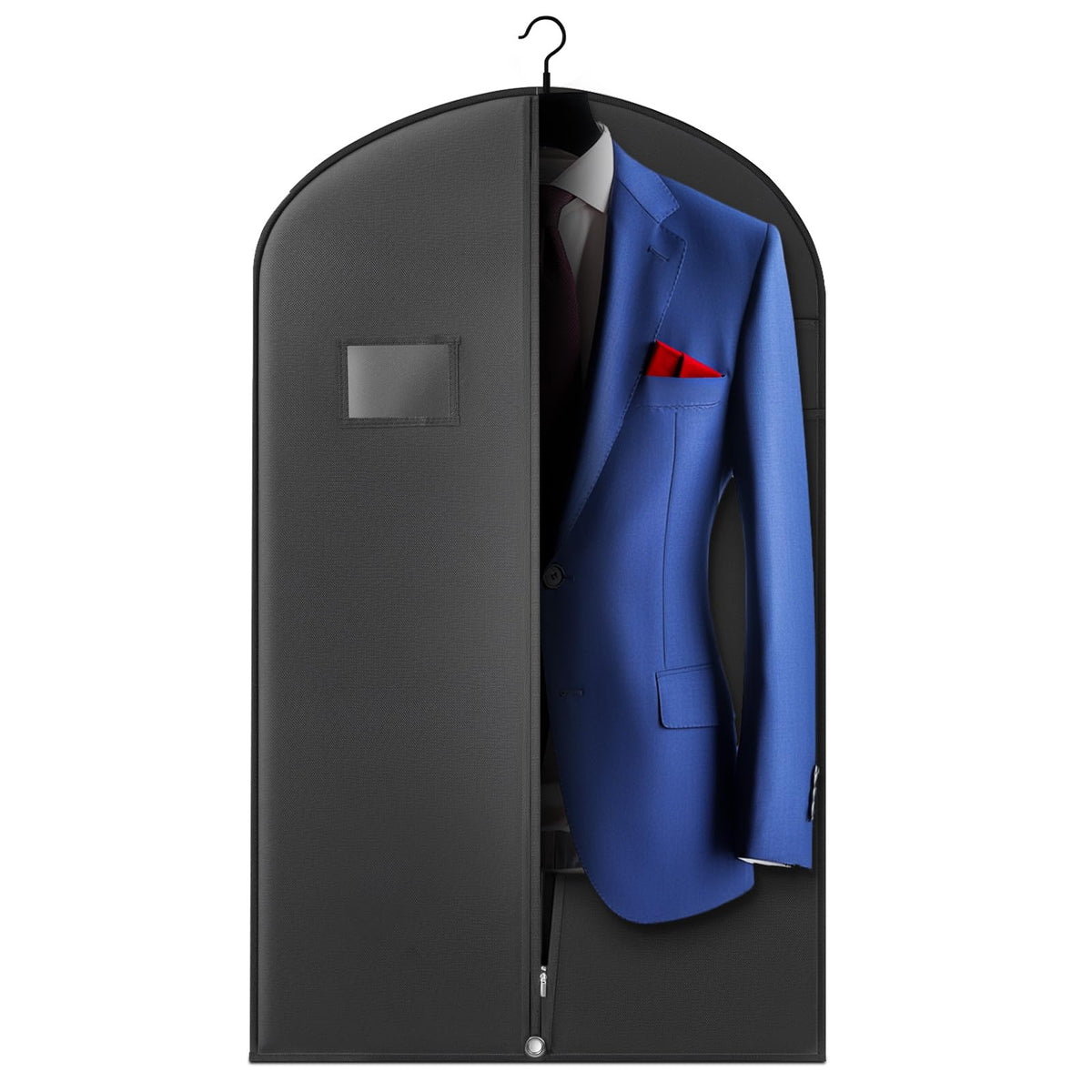 Hleelomi 2 Pack 40-in Garment Bag for Hanging Clothes Suit Bag Black