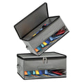 2 PCS Stackable Hat Storage for Baseball Caps, Hat Organizer Box for Closet