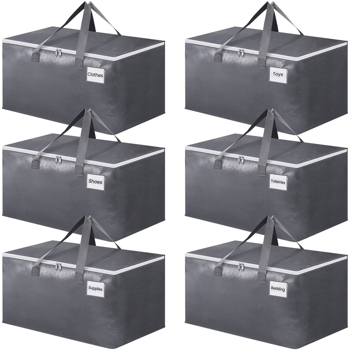 BlissTotes Large Moving Bags, Storage Bags, 93L-2 Pack