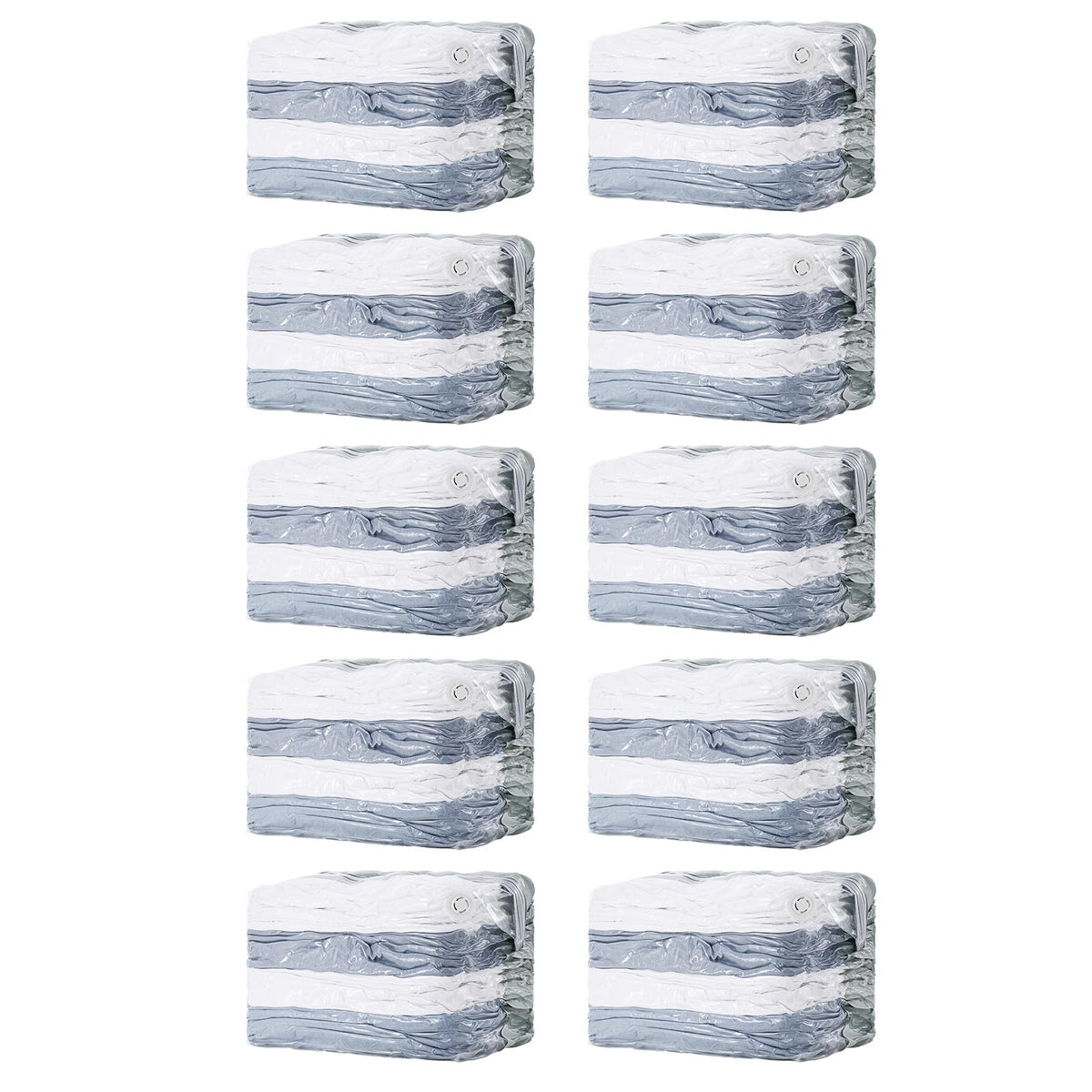 TAILI 8 Pack Vacuum Storage Bags, Jumbo Cube (31x40x15 Inch), Clear