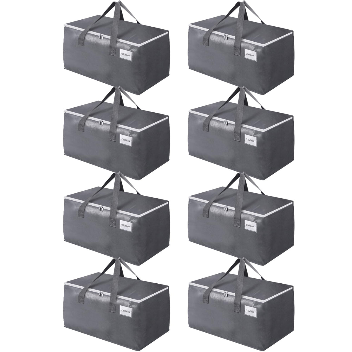 BlissTotes Large Moving Bags, Storage Bags, 93L-2 Pack