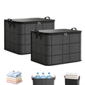 3PCS XXL Foldable Storage Bag with Reinforced Handles,180L Large Capacity