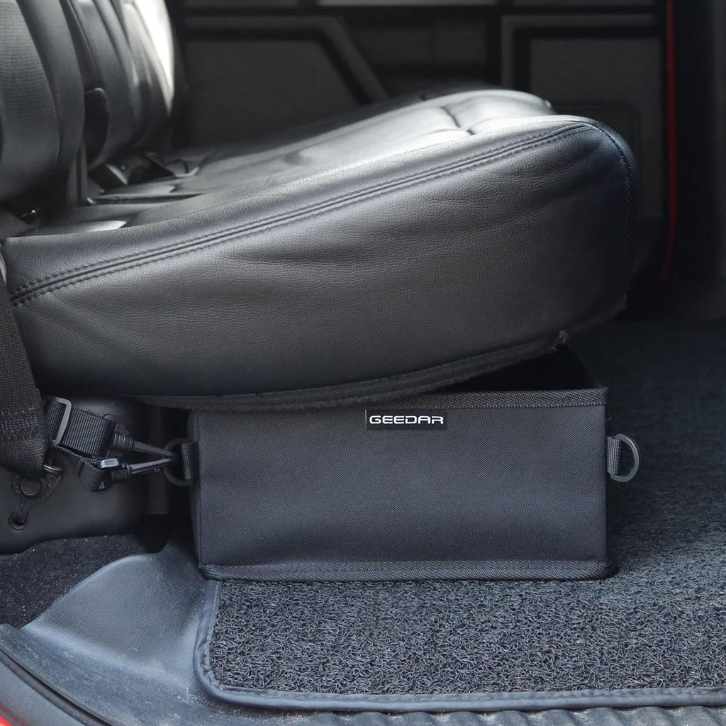 GEEDAR Under Seat Storage Truck Tool Box Organizer for Truck Underseat Storage Ford F150 F250 F350 Chevy Silverado Accessories (3 compartment)