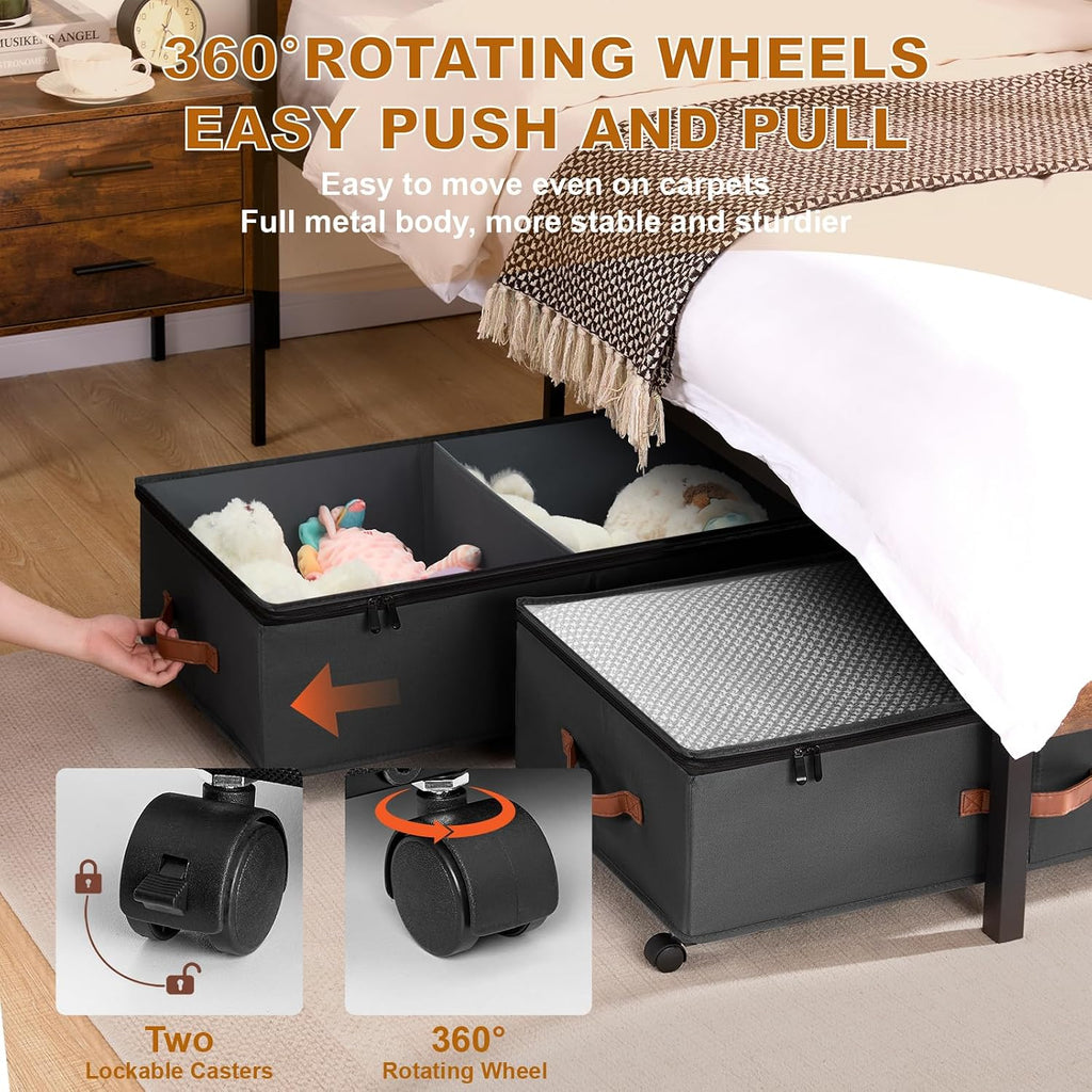 Under Bed Storage Container for Bedroom: