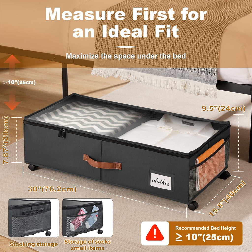 Under Bed Storage Container for Bedroom: