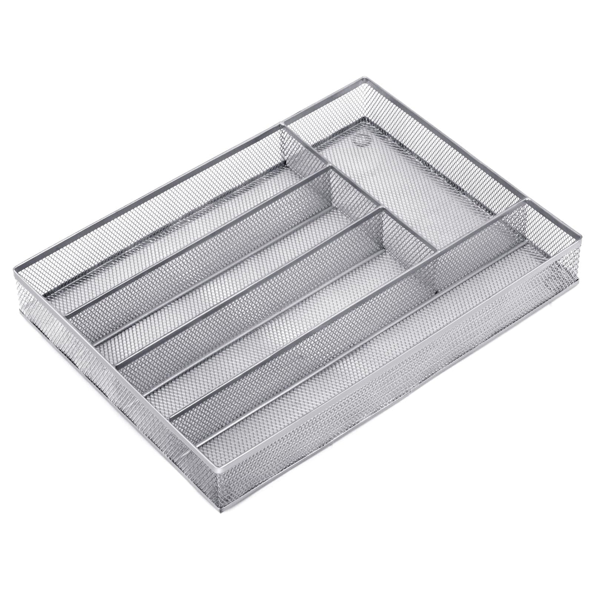Neudeco Silverware Organizer, Silver, 9 * 3 * 2 inch, Pack 6