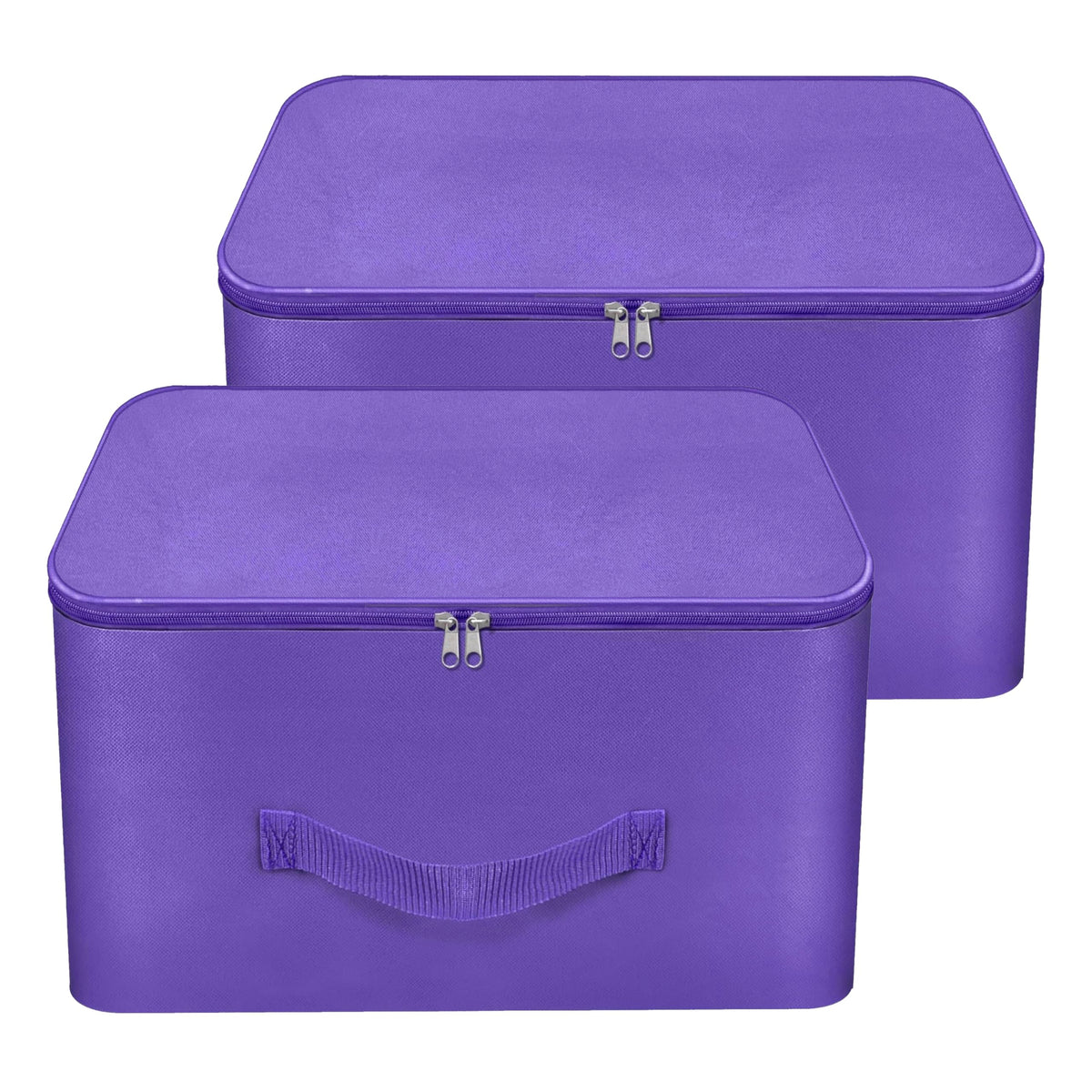 Storite 2 Pack Nylon Wardrobe Bag Underbed Cloth Storage Organizer