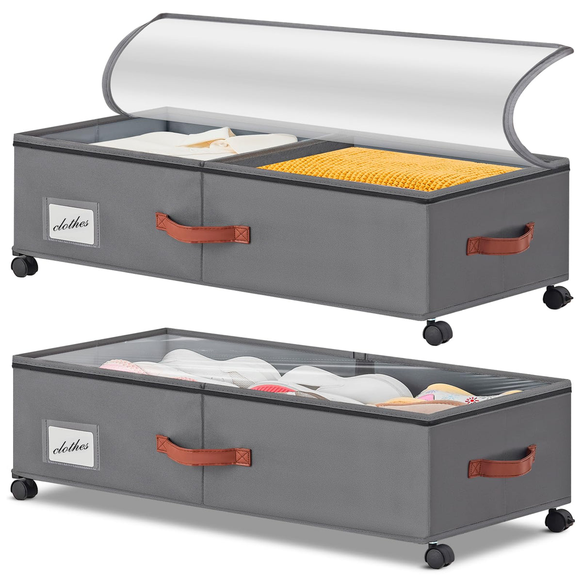Under Bed Storage Container for Bedroom: