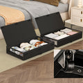 Fokyfok 2Pack Under Bed Storage Containers,12 inch Height,31 inch Long
