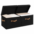 StorageWorks Fabric Storage Bins with Lids, Closet Storage Bins