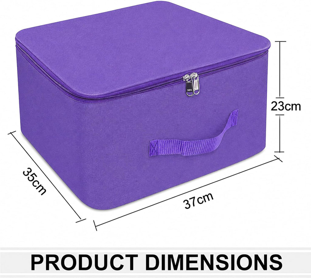 Storite 2 Pack Nylon Wardrobe Bag Underbed Cloth Storage Organizer