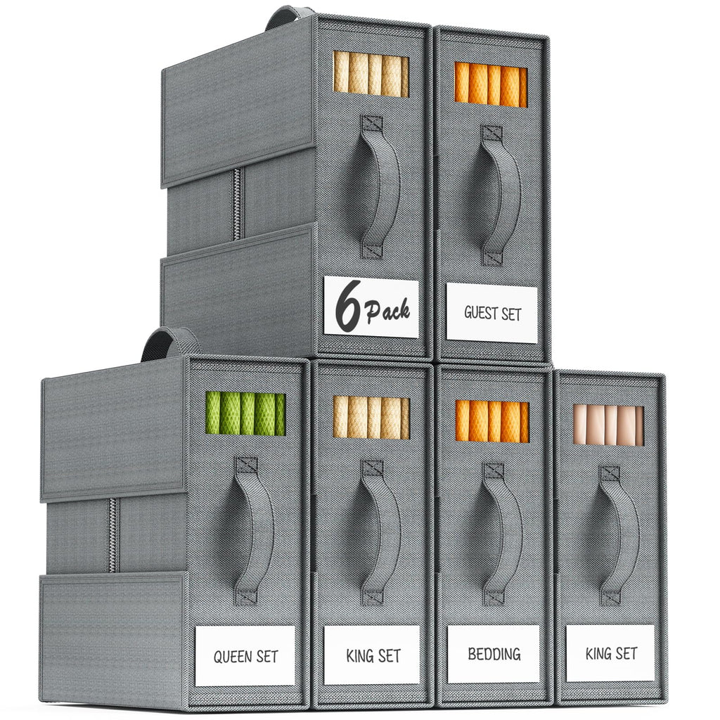 6 Pack Sheet Organizers and Storage, Thickened & Durable Sheet Organizer